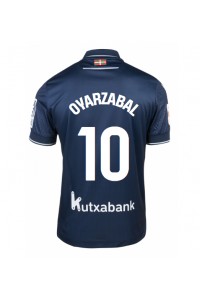 Real Sociedad Mikel Oyarzabal #10 Jalkapallovaatteet Vieraspaita 2023-24 Lyhythihainen